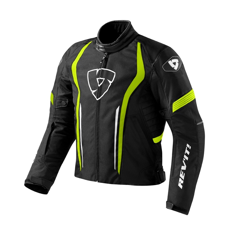 Revit Shield schwarz-fluorgelbe Motorradjacke Ausverkauf