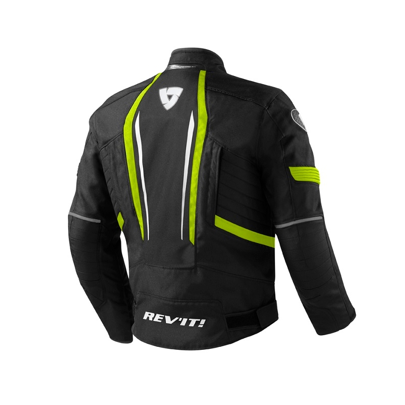 Revit Shield schwarz-fluorgelbe Motorradjacke Ausverkauf