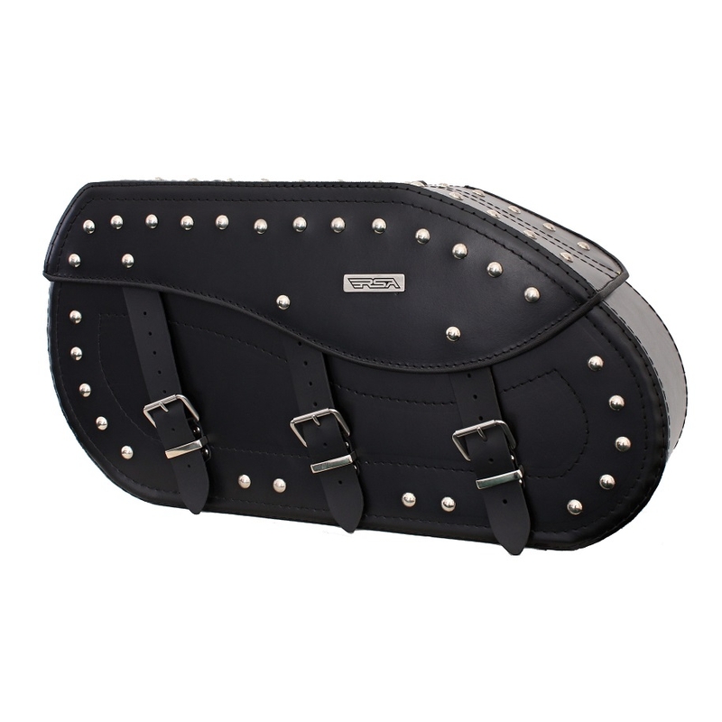 Motorradtaschen aus Leder Chopper RSA-2B schwarz