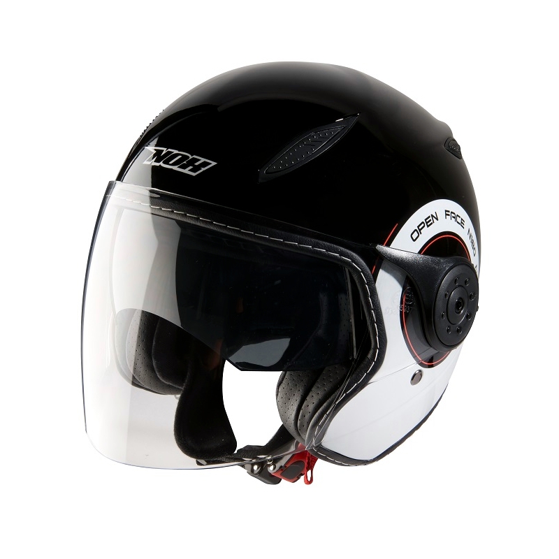 Nox N180 Next schwarz und weiß offen Roller Helm Ausverkauf