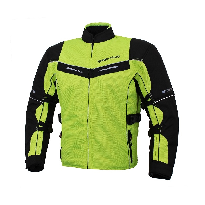 RSA Airforce schwarz-fluo gelb Motorradjacke Ausverkauf