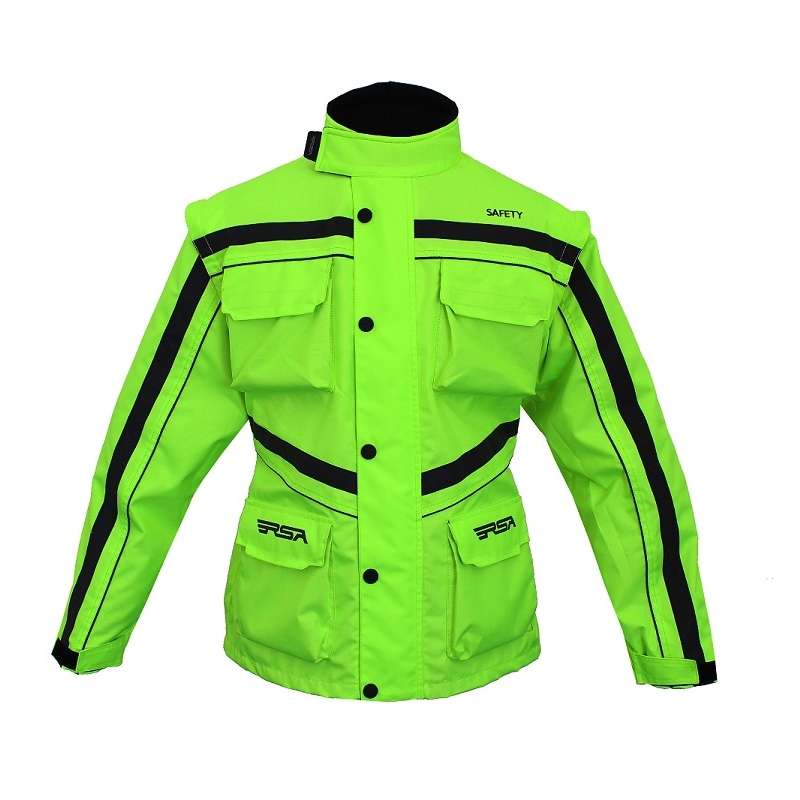Motorradjacke RSA Safety grün Ausverkauf