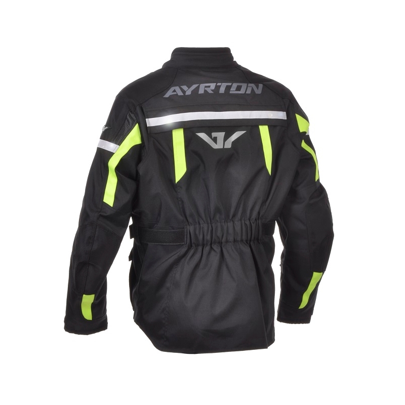 Ayrton Adventure schwarz-fluorgelbe Motorradjacke Ausverkauf