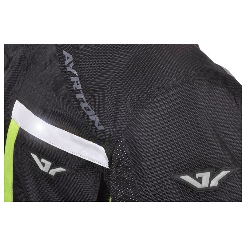 Ayrton Adventure schwarz-fluorgelbe Motorradjacke Ausverkauf