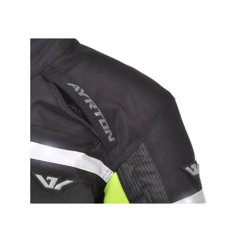 Ayrton Adventure schwarz-fluorgelbe Motorradjacke Ausverkauf
