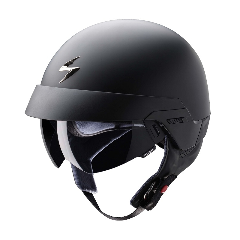 Motorradhelm Scorpion EXO-100 schwarz matt Ausverkauf