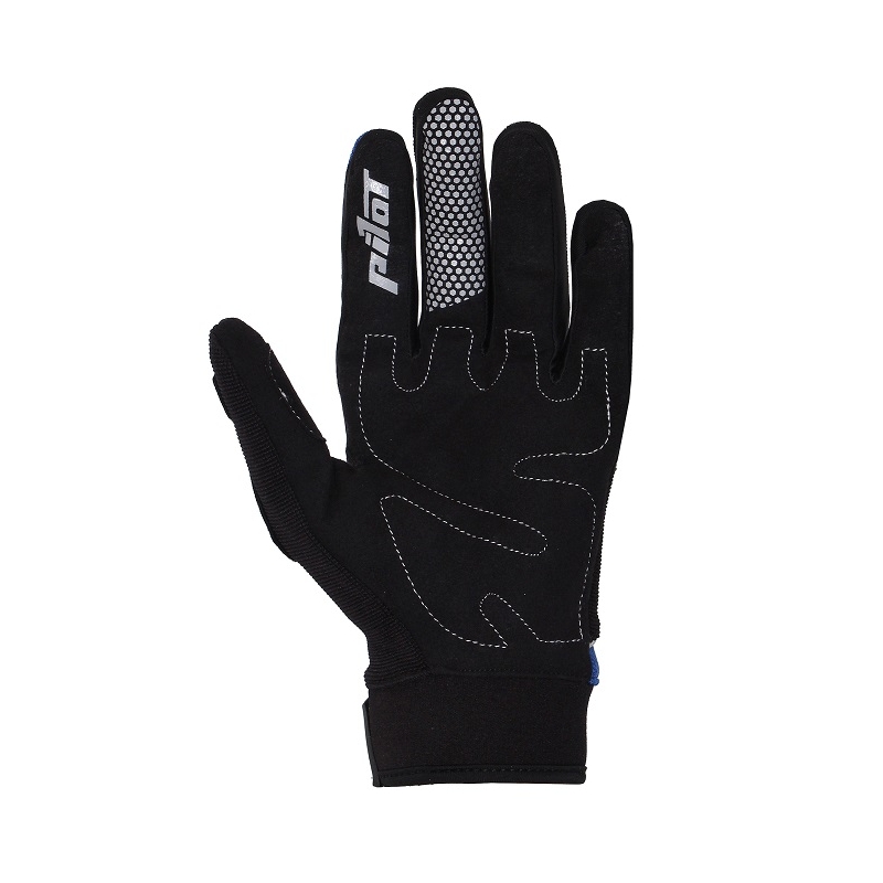 MX Motorradhandschuhe Pilot schwarz/blau