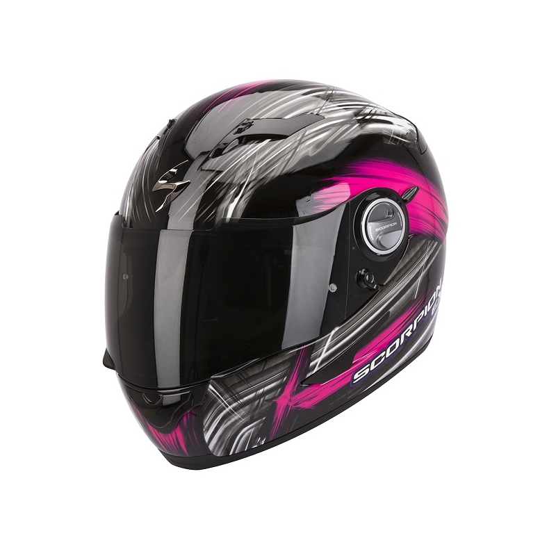 Scorpion EXO-500 Ewok schwarz und rosa integraler Motorradhelm Ausverkauf