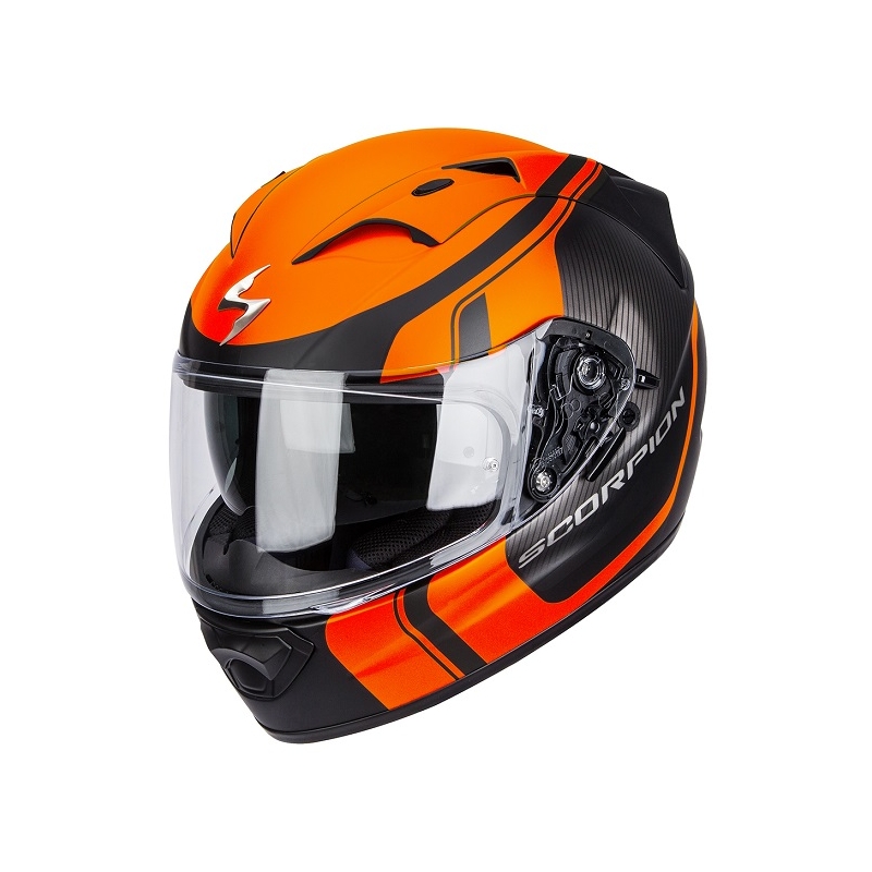 Integralhelm Scorpion EXO-1200 Stream Tour schwarz-orange Ausverkauf