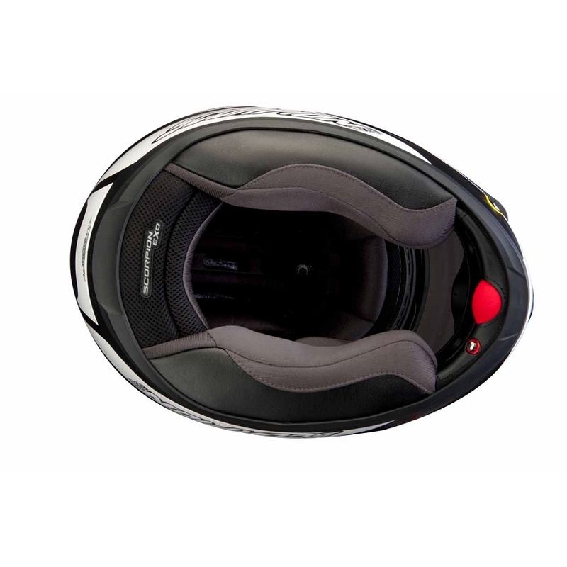 Integralhelm Scorpion EXO-410 weiß Ausverkauf